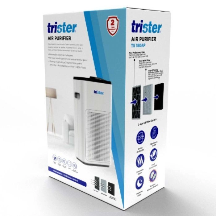 TS-180AP - White Multi-stage filtration