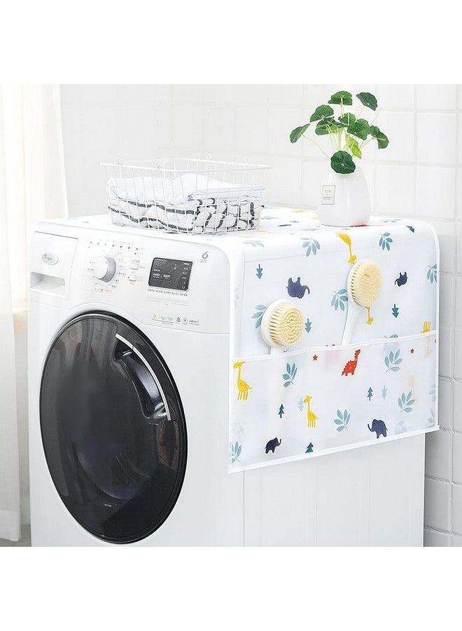 Fridge Cover - 1Pc 6 Utility Pockets Waterproof