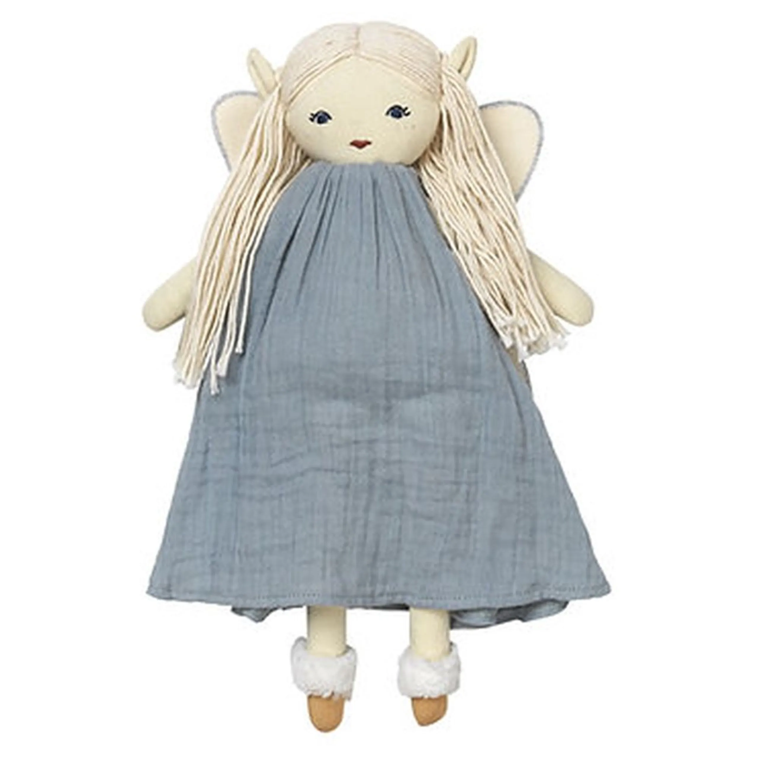 Fabelab Christmas Snowkeeper Elf Doll - 30 cm Blue Ages 2+