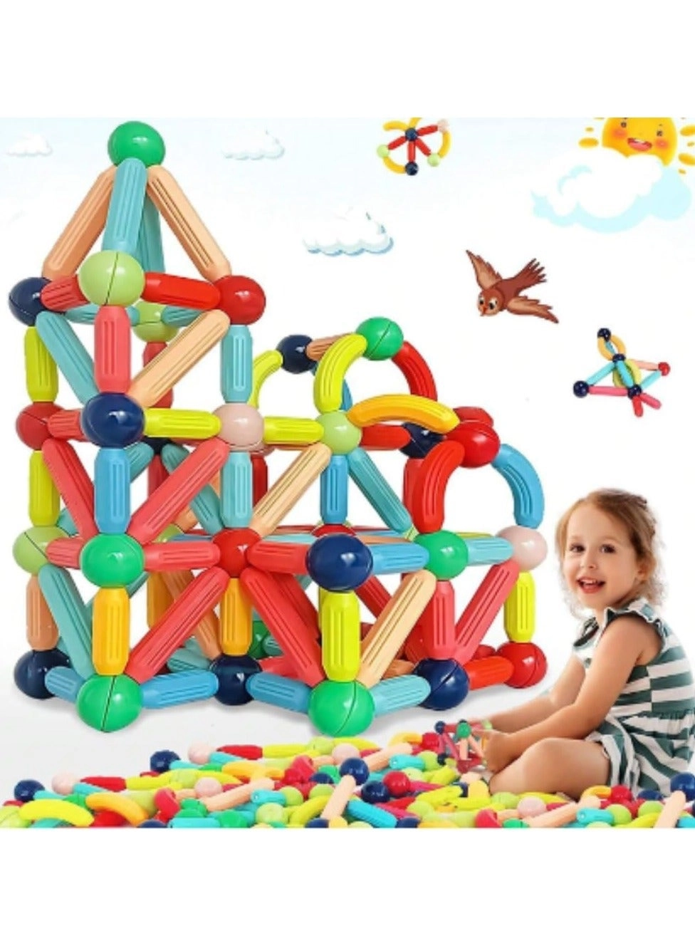 Magnetic Building Blocks - 36 pcs