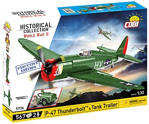 P-47 Thunderbolt + Tank Trailer (COBI-5736) - Historical Collection WWII