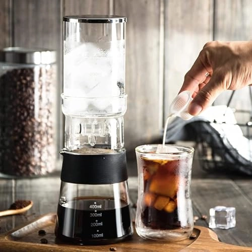 Ice drip coffee pot - 400ML Adjustable Rate Dripper