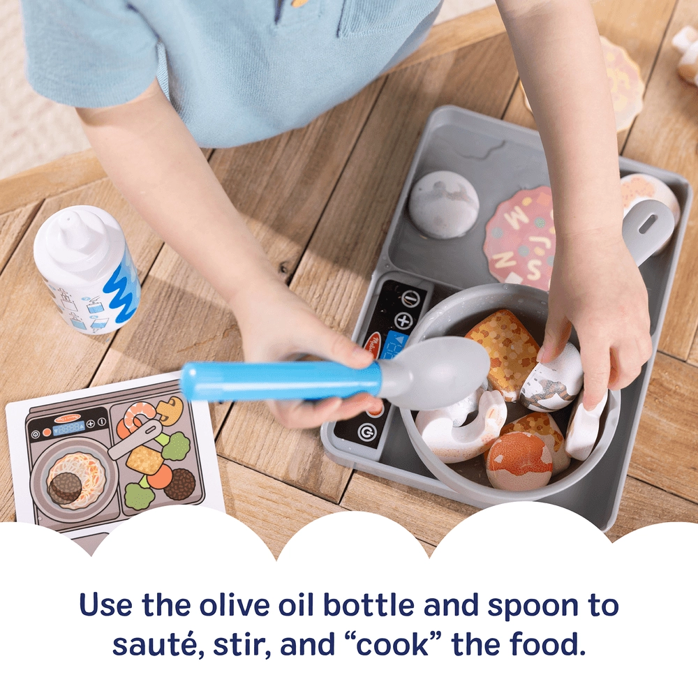 Simmer & Stir Stovetop Pretend Playset - 19 pcs (622-SM_6074892)