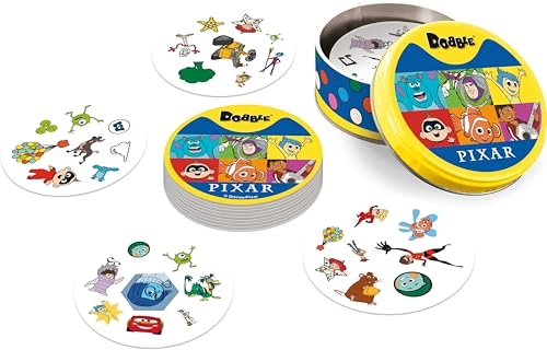 Dobble: Disney and Pixar Super Pack - Card Game (French)