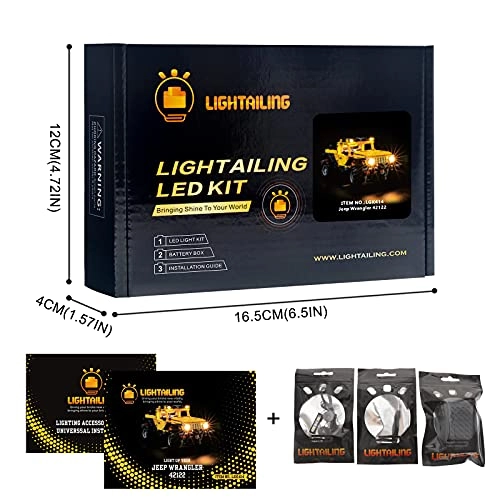 Light Set for LEGO Technic Wrangler 4x4 42122