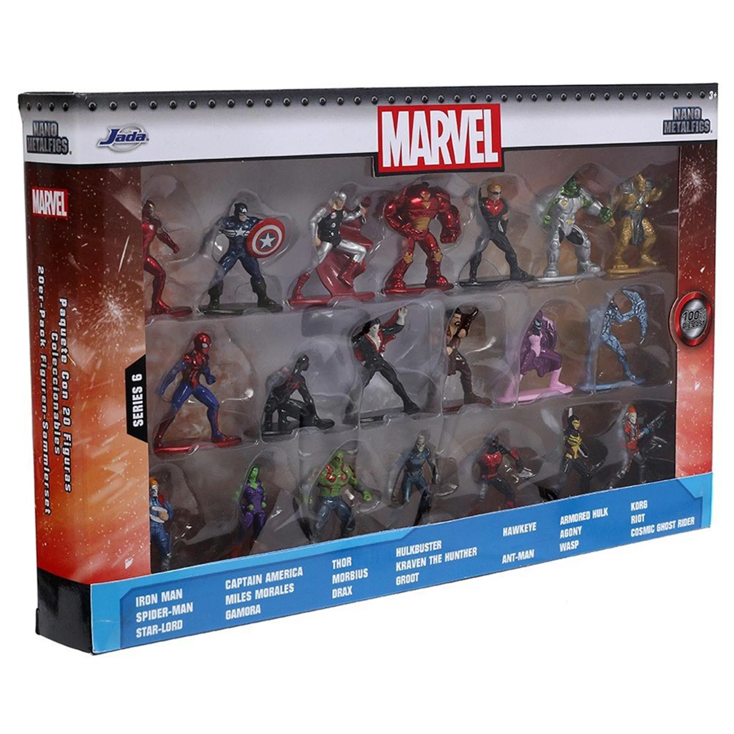 Marvel Nanofigs - Suitable for 3 years & above Pack of 20 (STM-253225018)