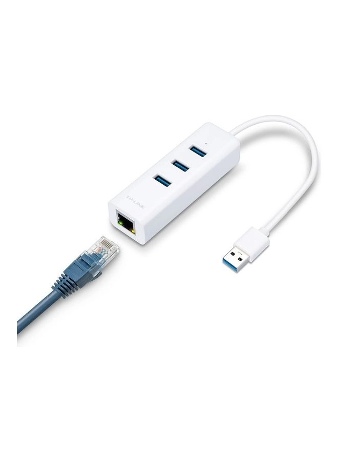 UE330 - USB 3.0 3-Port Hub Gigabit Ethernet Adapter