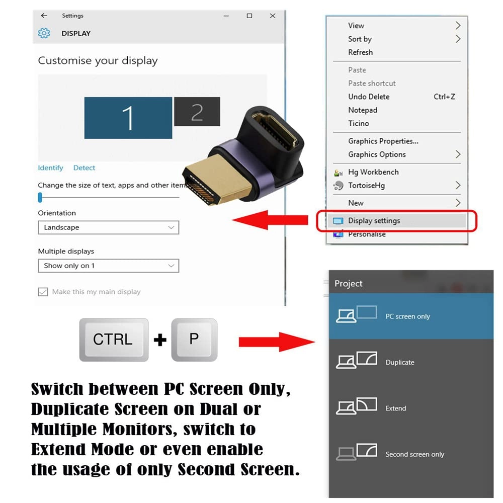 8K HDMI Adapter with Ethernet
