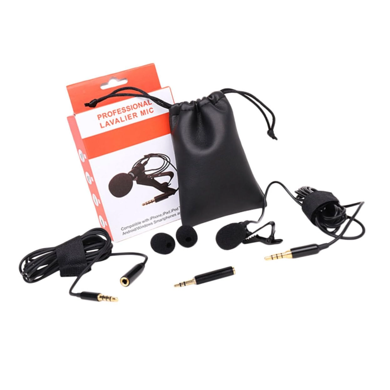 FUNOMOCYA Wireless Lavalier Microphones Wireless Microphone