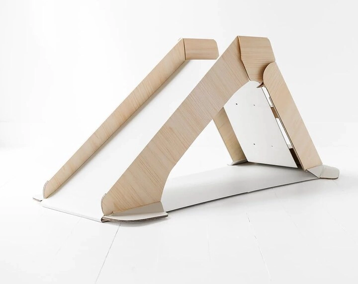 Ruggish Play Slide - Modern Indoor 59” x 25” x 28”
