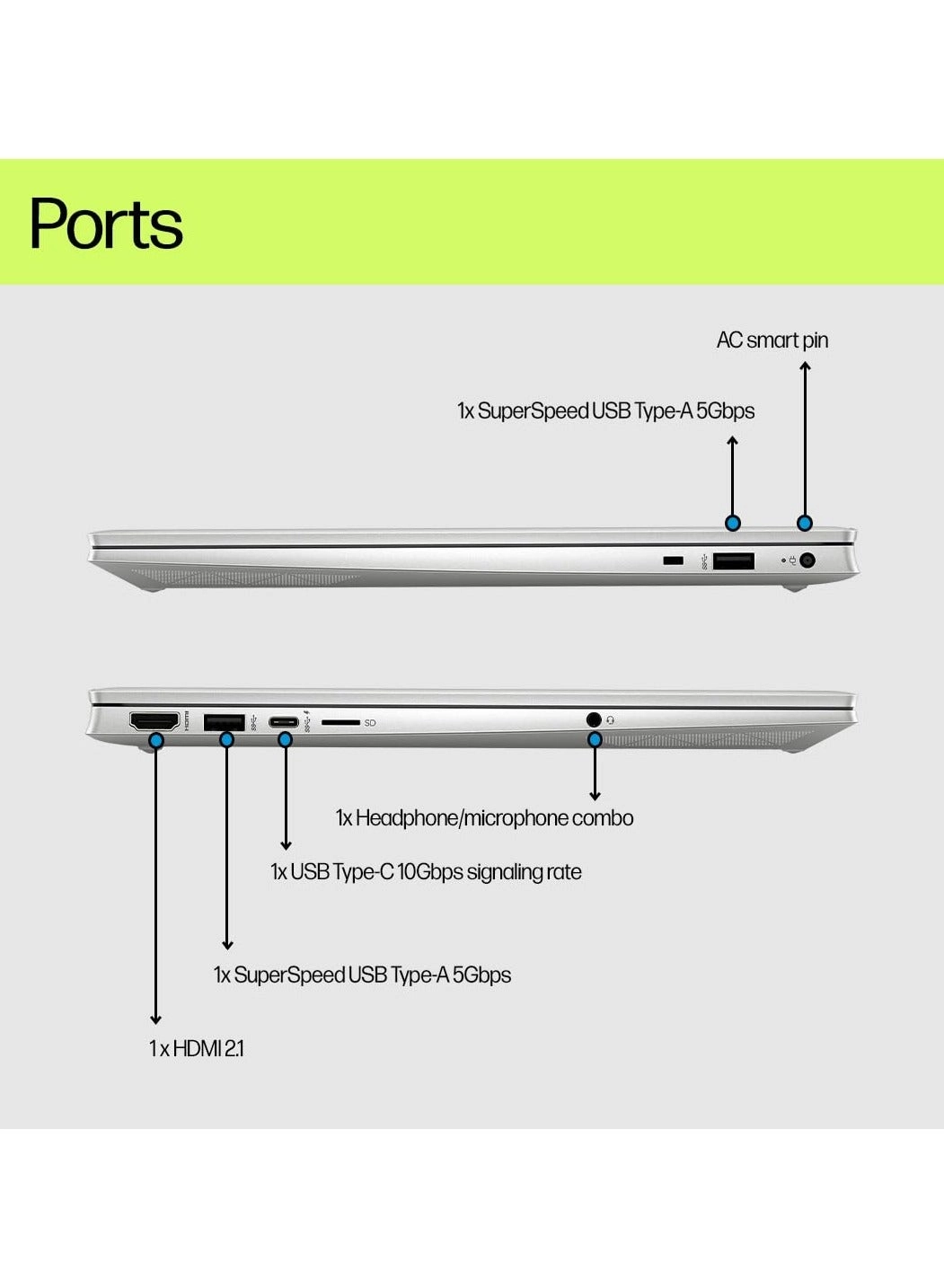 Pavilion 15-EG0050WM - 15.6'' i5-1135G7 16GB DDR4 512GB NVMe M.2 SSD