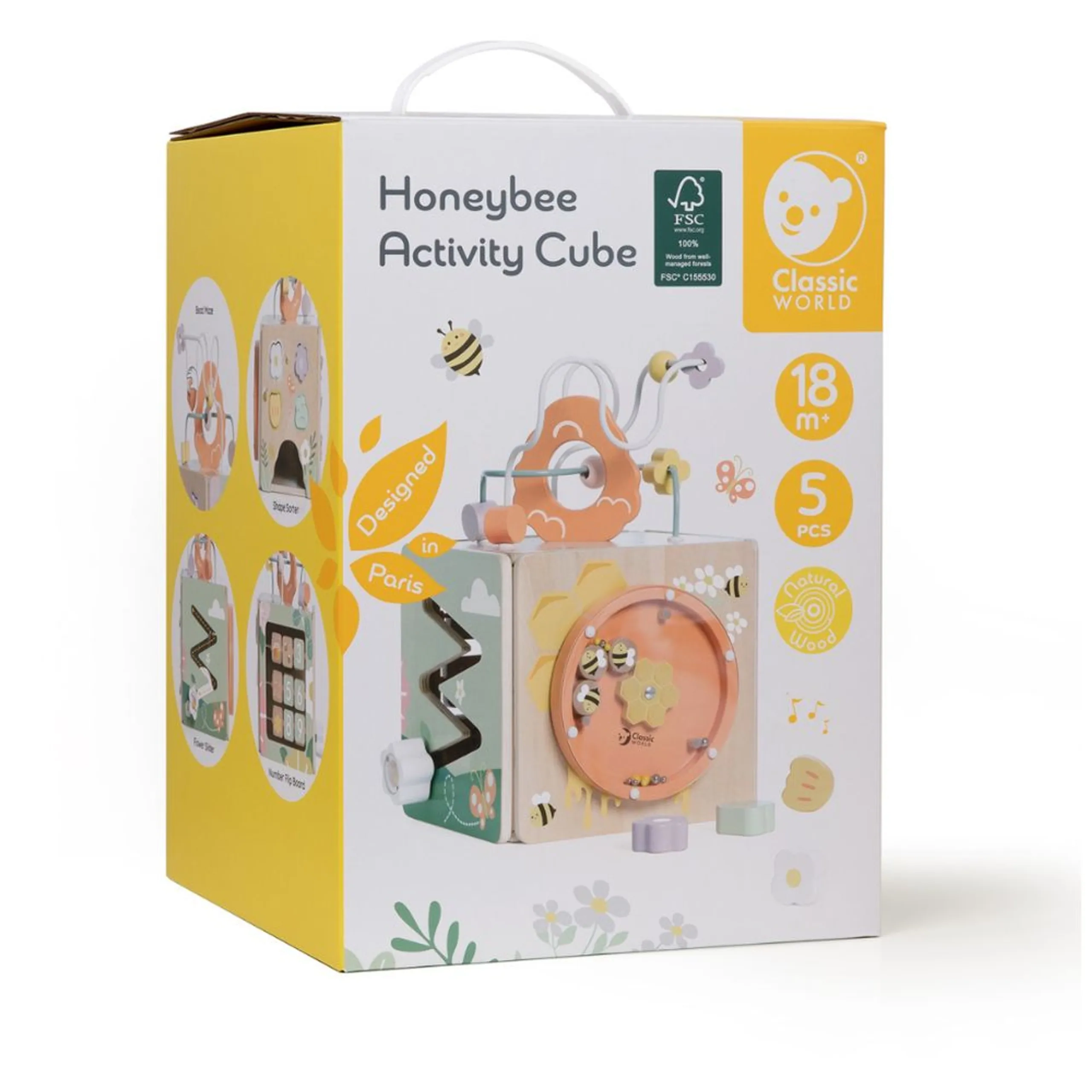 Honeybee Activity Cube - 18m+
