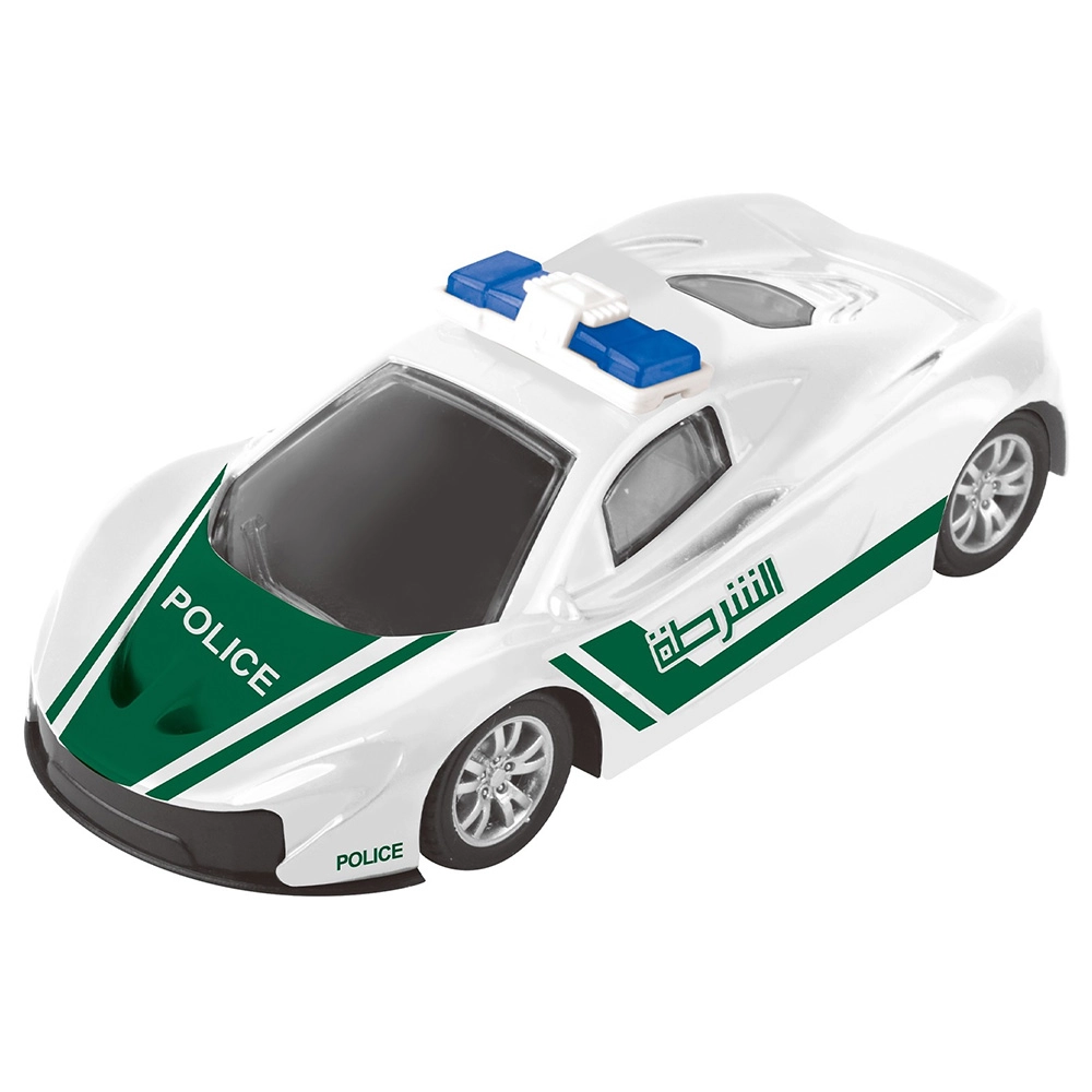 Vroom Vroom Diecast Police Car - 1:43