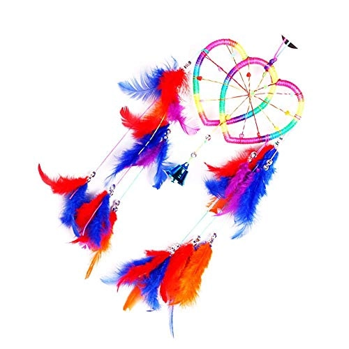 Dreamcatcher - Siderosphere, feathers, lines, wood beads.