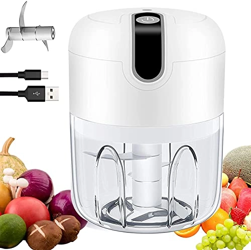 Mini Crusher Chopper - 250 Milliliters USB Charging