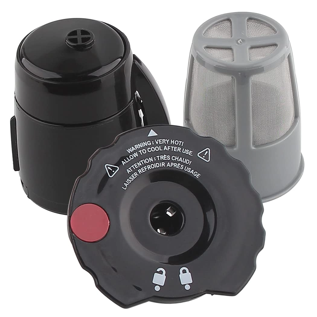 K250 Reusable Coffee Filter - Compatible with Keurig K-Cup Black 2 Filters