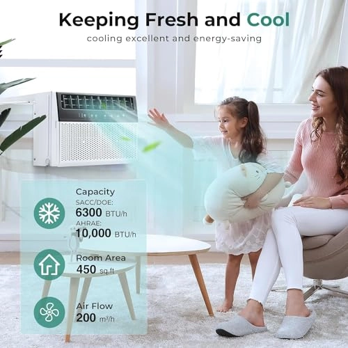 U-Shaped Window Air Conditioner - 10,000 BTU