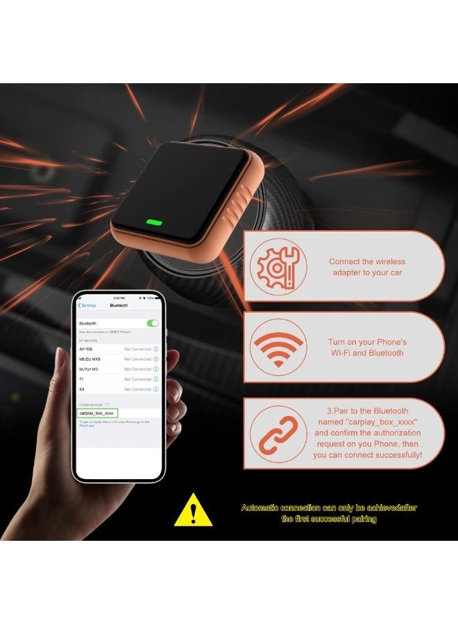 AutoLink AI+ Mini - 2-in-1 Wireless CarPlay Android Auto