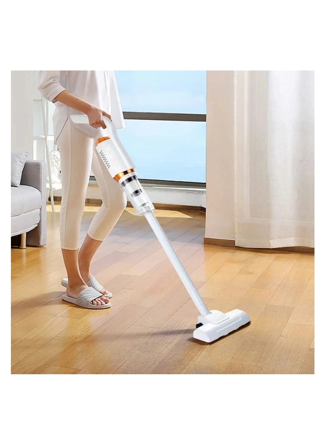 shopi.ae 2 in 1 Handheld Wireless Vacuum Cleaner - 120W 8500pa