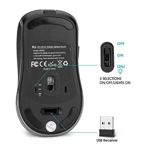 RM200 Wireless Mouse - Wireless