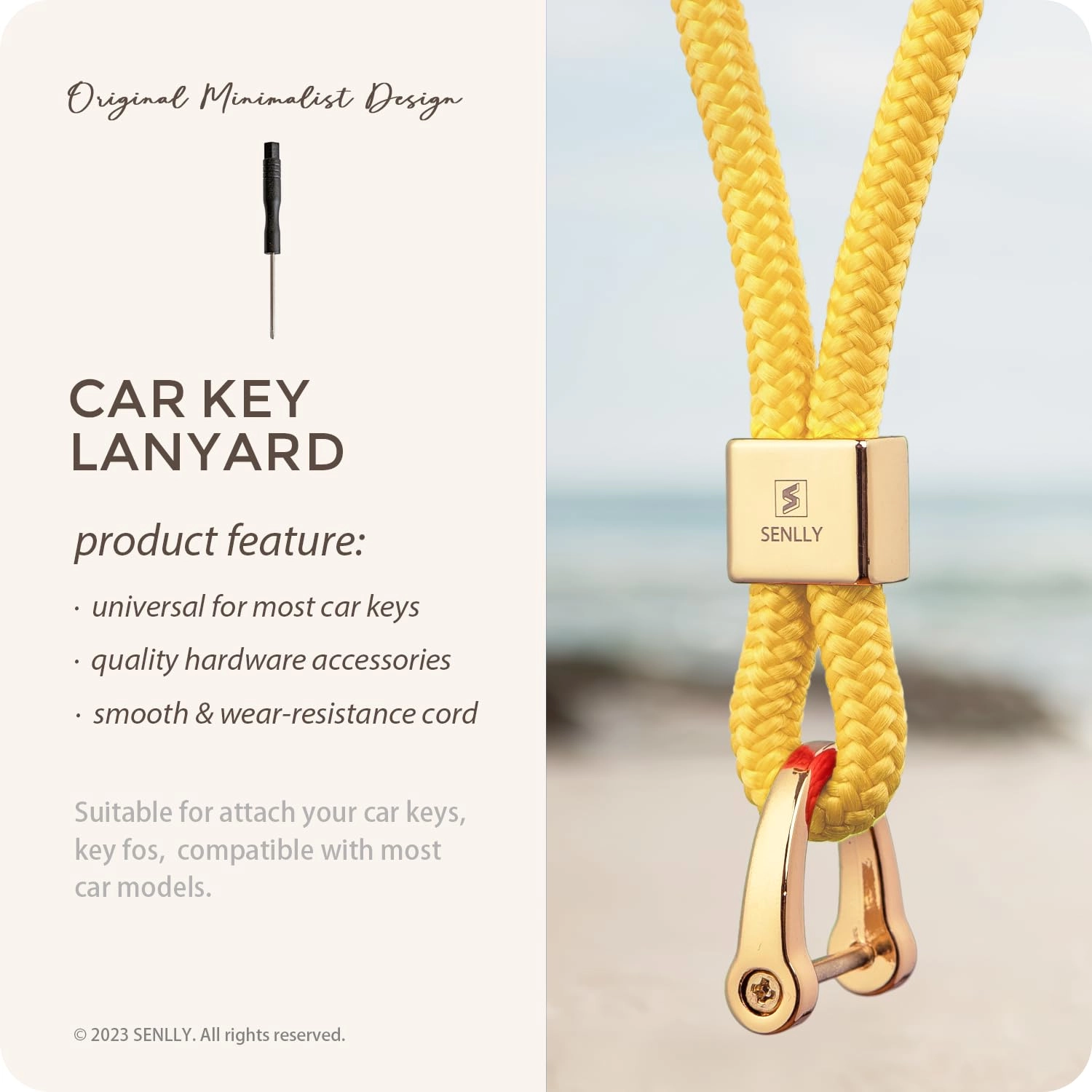 Car Keychain - Stretchy Elastic