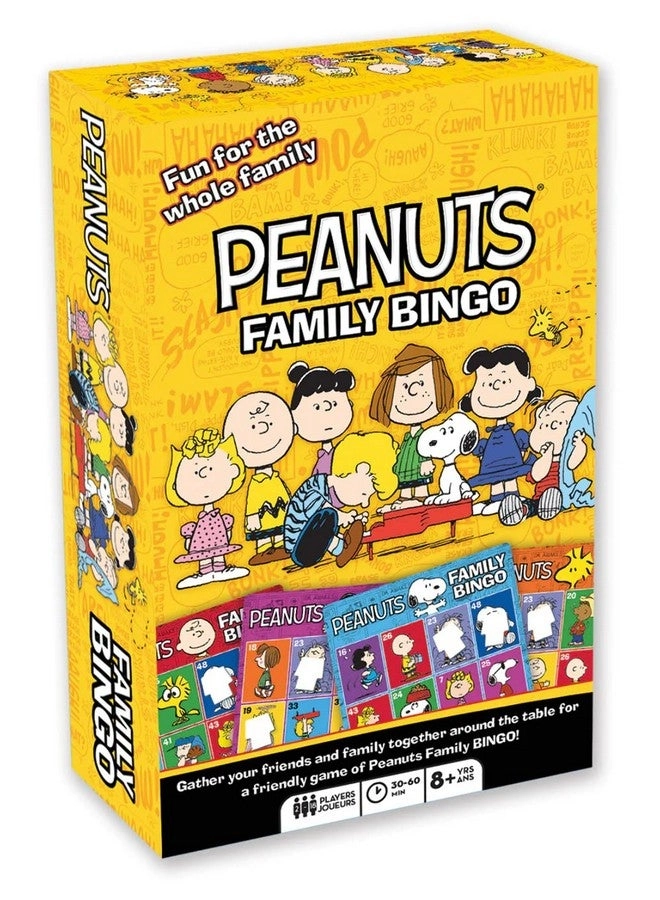 Aquarius Peanuts Family Bingo