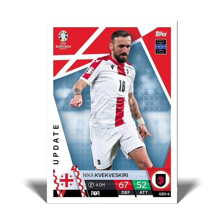 Euro 2024 Match Attax - 32pcs + 2pcs Limited Edition