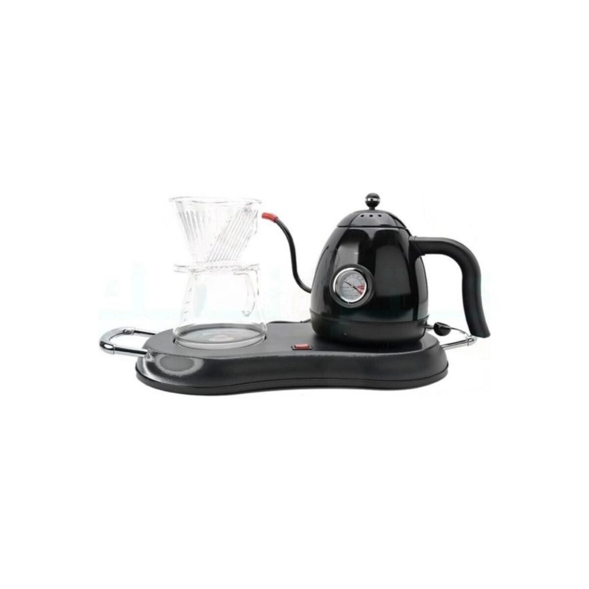 Tradeo Gooseneck Kettle + Glass Server