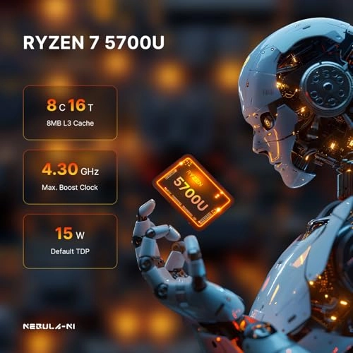 N1 - PCIe 3.0 M.2 SSD 512GB 16GB Ryzen 7 5825U