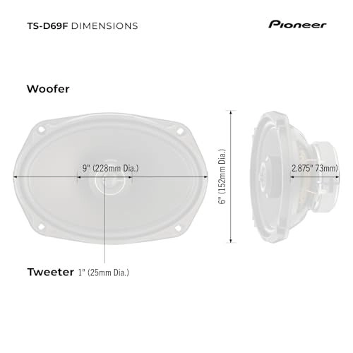 TS-D69F - 9 Inches Coaxial