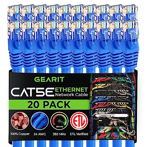Cat5e Ethernet Patch Cable - 7 Feet