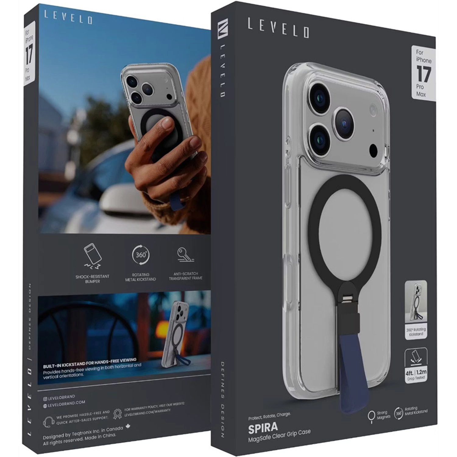 Spira Grip Case with MagSafe for iPhone 17 Pro Max