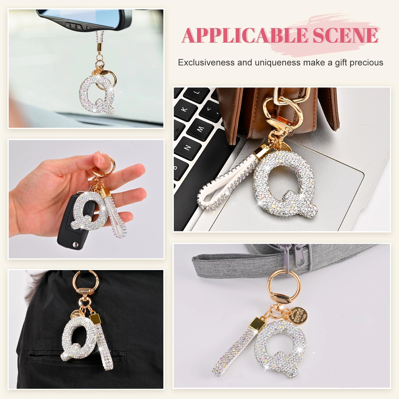Initial Letter Keychain