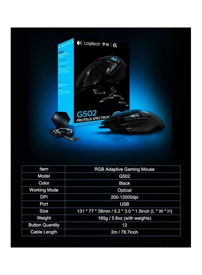G502 Hero K/DA Gaming Mouse - USB