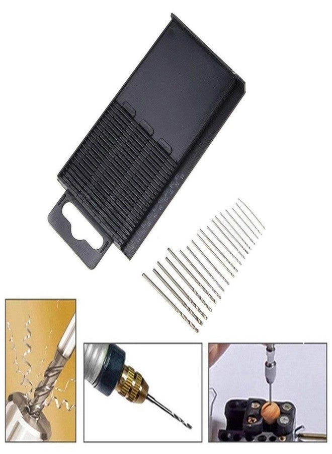 Hand Drill Bits - 2 Pcs + Precision Pin Vise + Double Ended Chucks - 2 Pcs