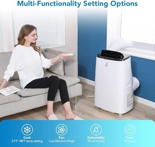Portable Air Conditioner - 14000 BTU 3-in-1