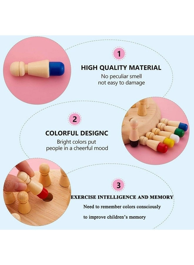 Wooden Memory Chess - 3 4 5 6 Year Old