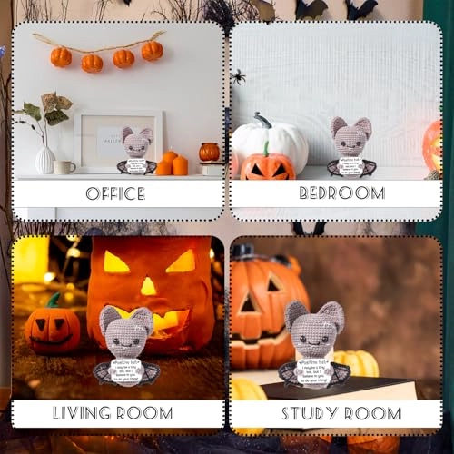 Positive Bat - wool thread gray, black