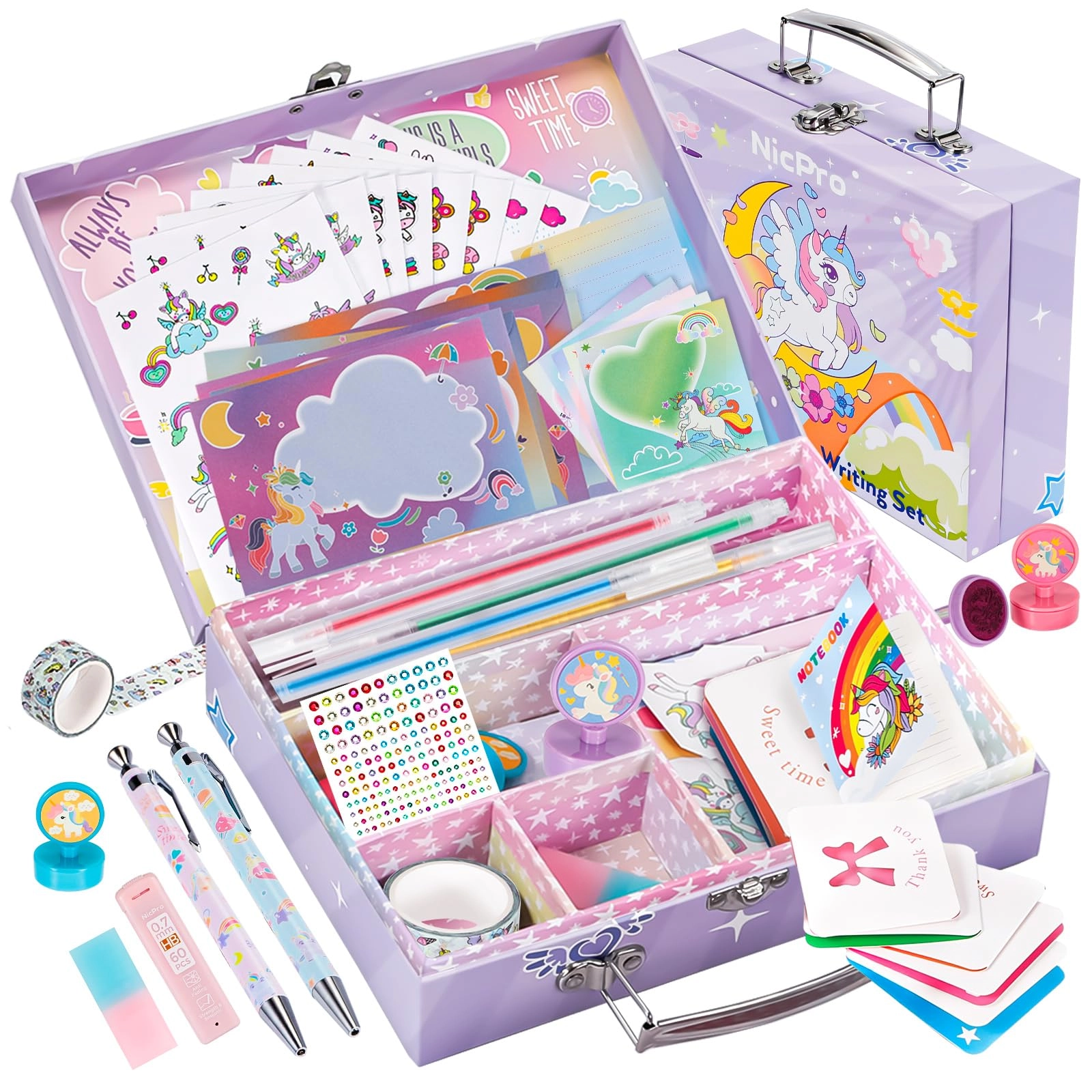 NICPRO CO.,LTD Unicorn Stationery Set A5 - 20 Sheets 62PCS