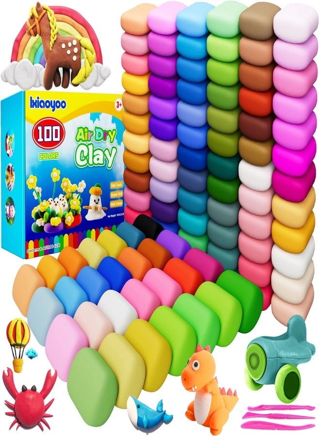 Ixiaoyoo Air Dry Clay - 100 Colors 3+ years