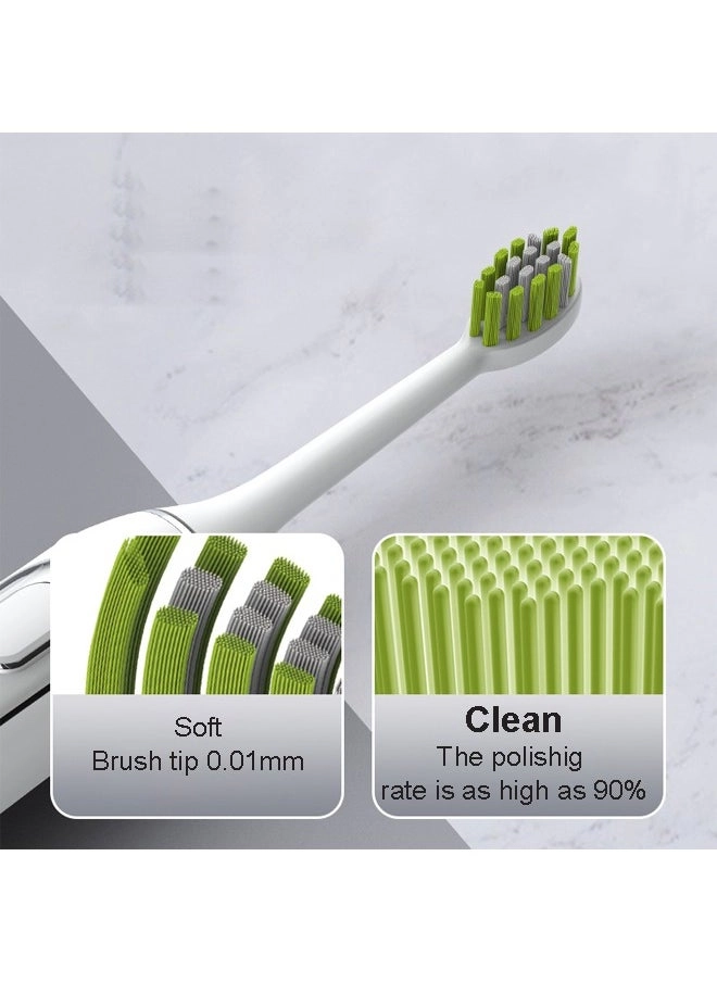 Electric Toothbrush - 2 Brush Heads Charging Cable