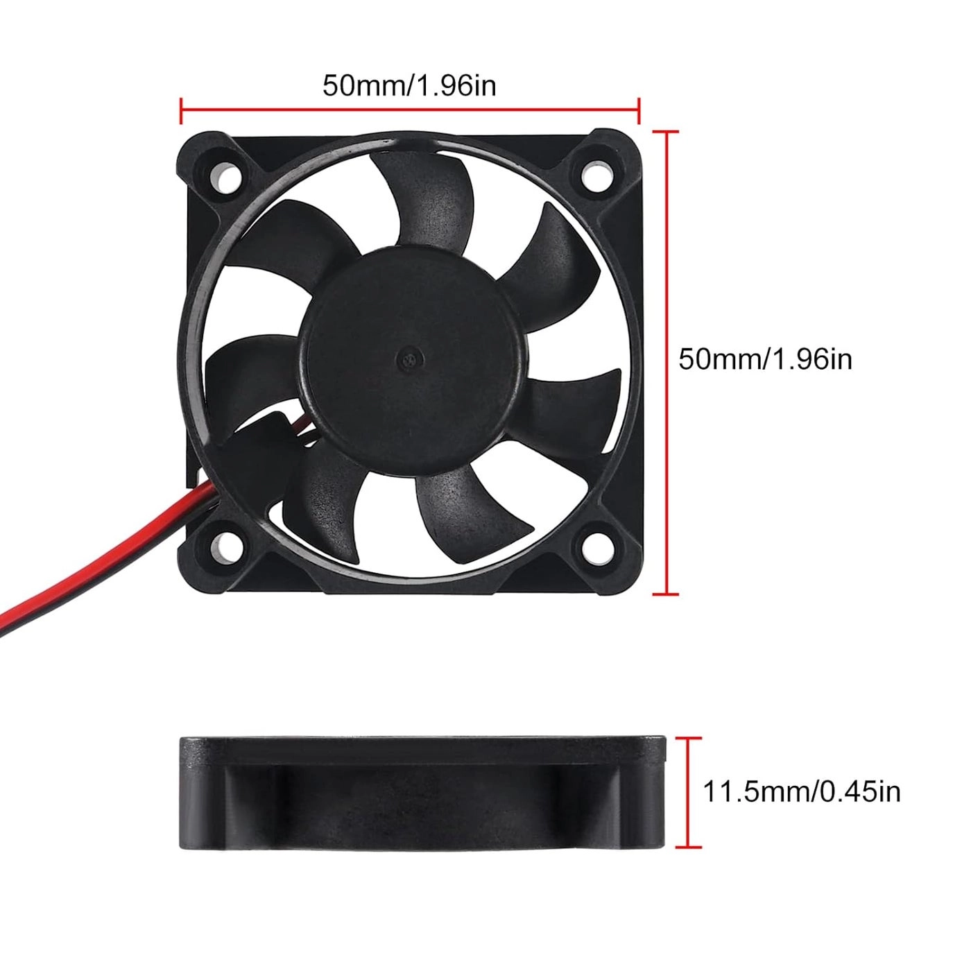 5010 3D Printer Fan - 6 fan(s) 50 millimeter