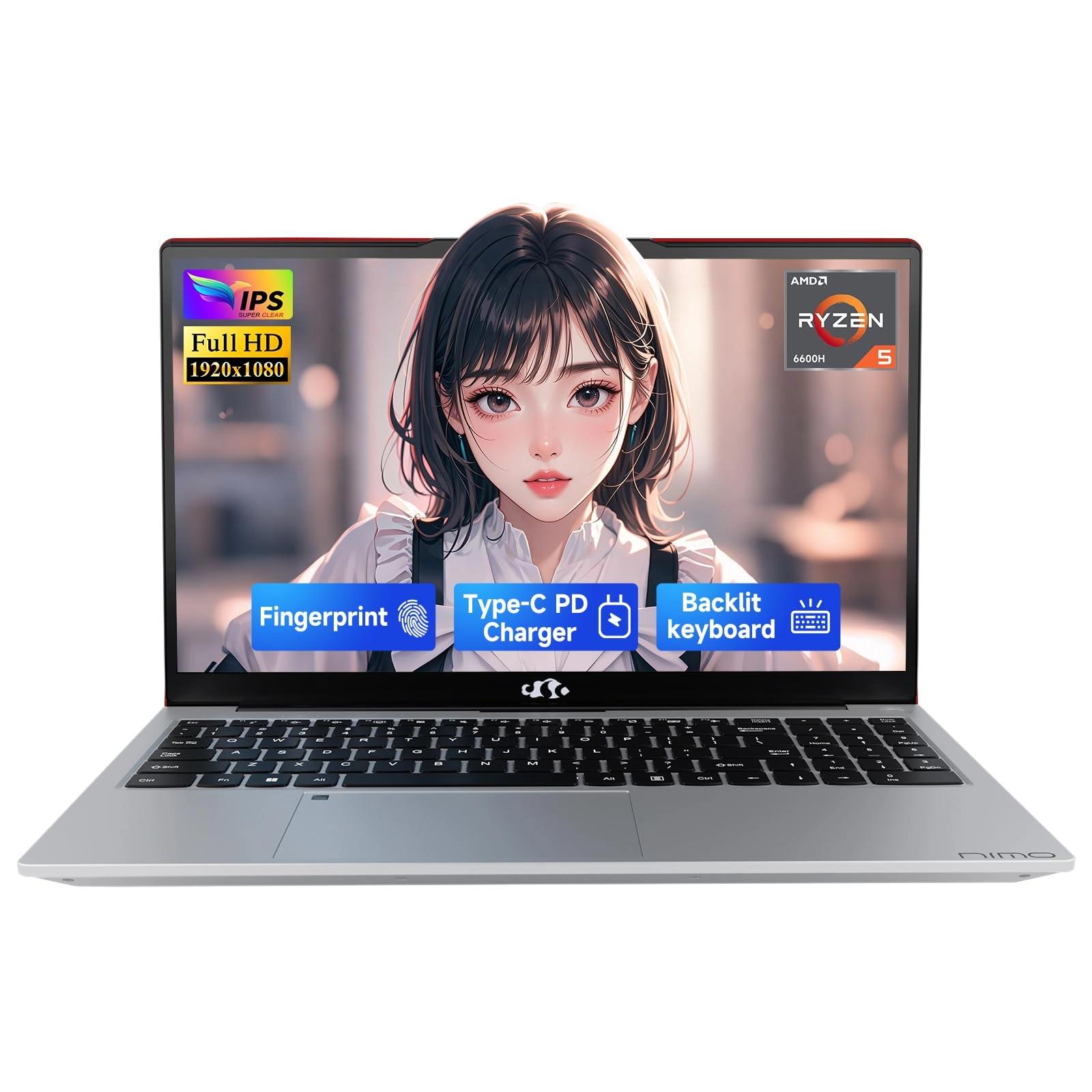 Electronic Nimo S.A. N155 - 15.6'' Ryzen 7 6800H 64GB DDR5 1TB SSD