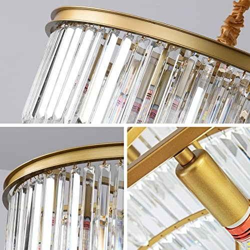 Modern Crystal Chandelier - Dimmable