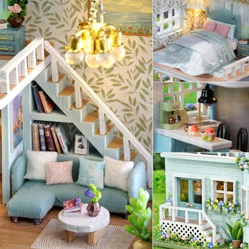 Miniature Dollhouse Kit - Warm House 1:32