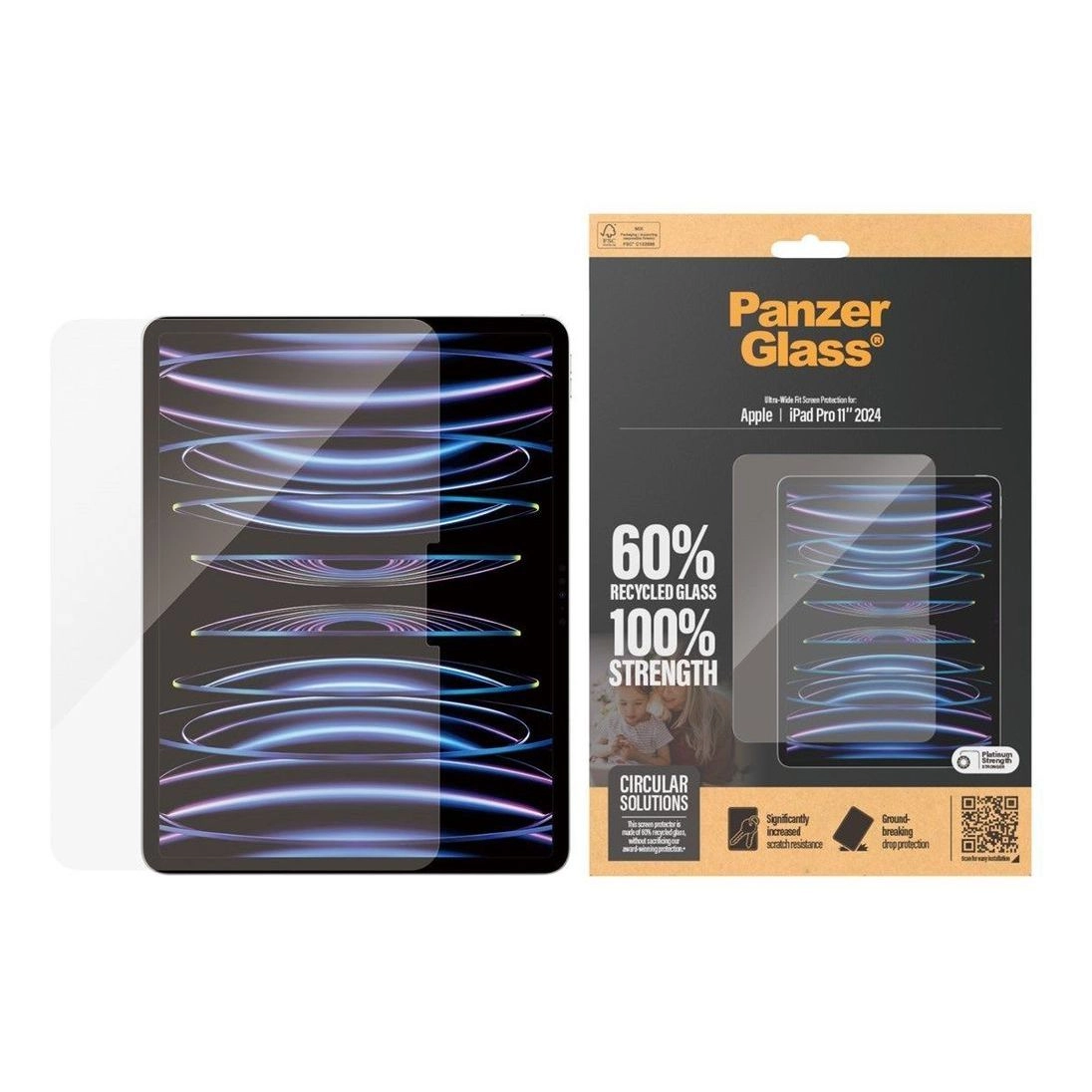 PanzerGlass Full Coverage Tempered Glass for iPad Pro 11