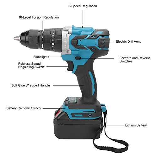 Lithium Battery Drill Machine - One Size One Color