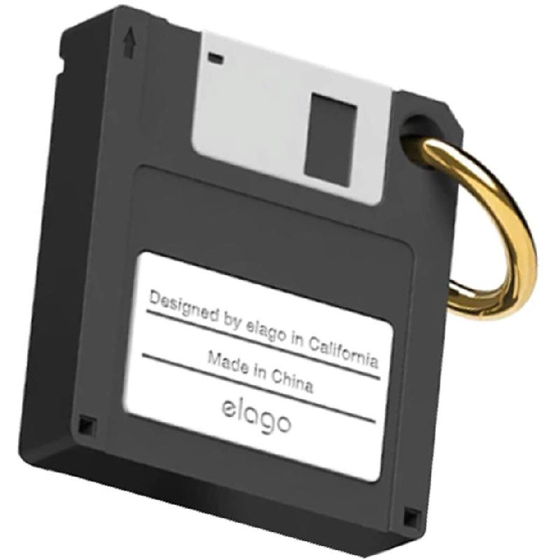 Floppy Disk Case - for Apple AirTag Black