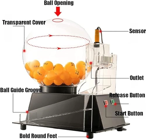 Electric Lottery Machine - 60 Pcs Red