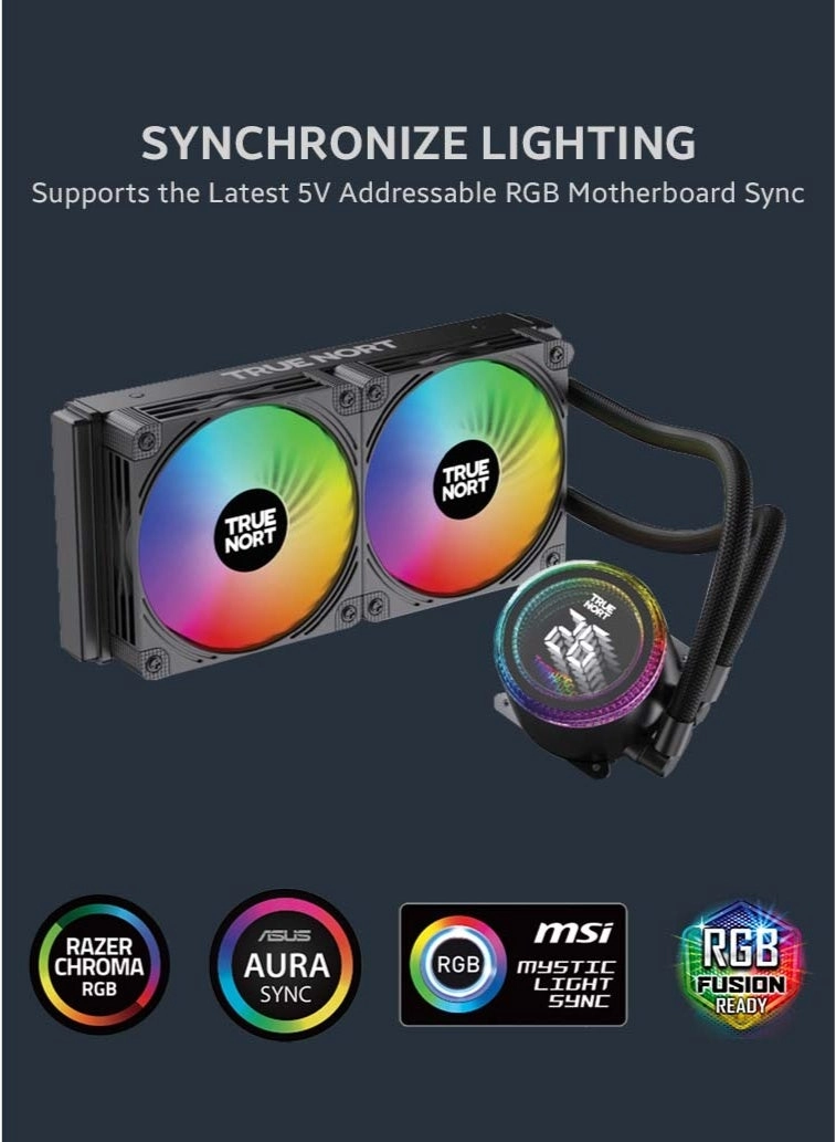 240D ARGB - Dual-Fan 120 x 120 x 25mm